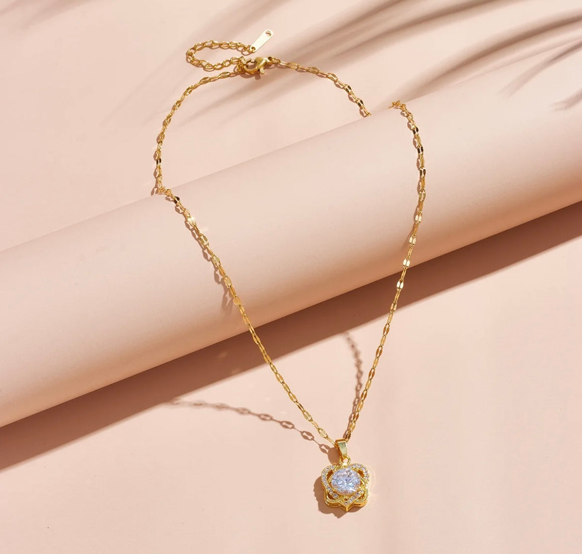 Disney Heart Pendant With Pearl Stone (FLAT 50% OFF RIGHT NOW)