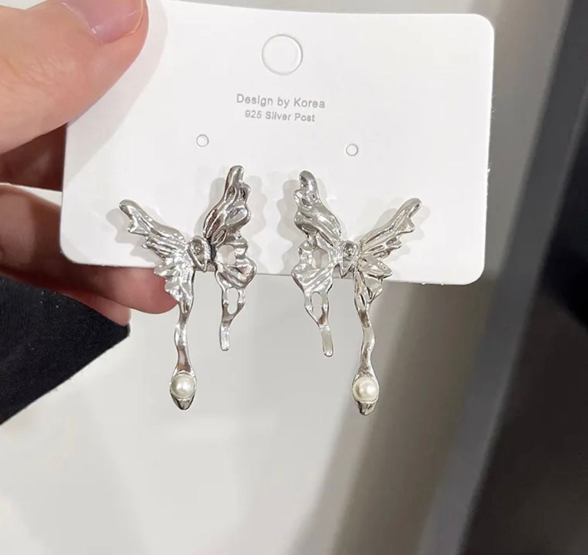 Butterfly Drop Earrings