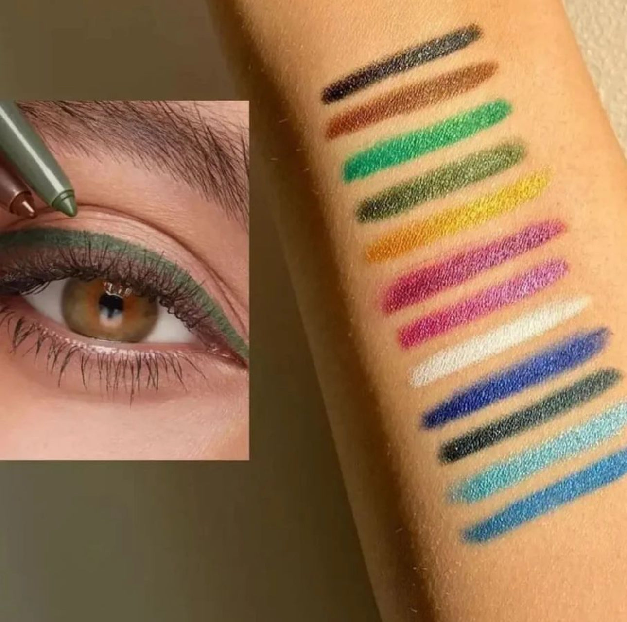 Flormor Colour Eyeliners ( Set of 12 )