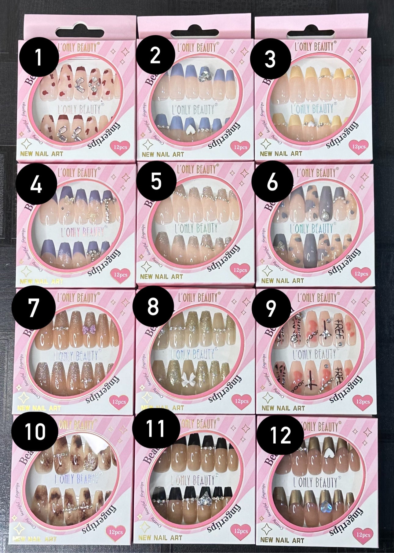 Luxury Stone Nails ( Random )