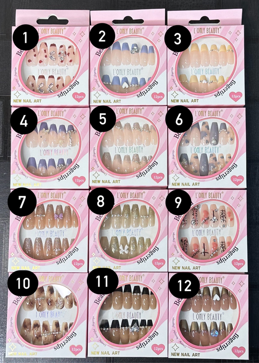 Luxury Stone Nails ( Random )