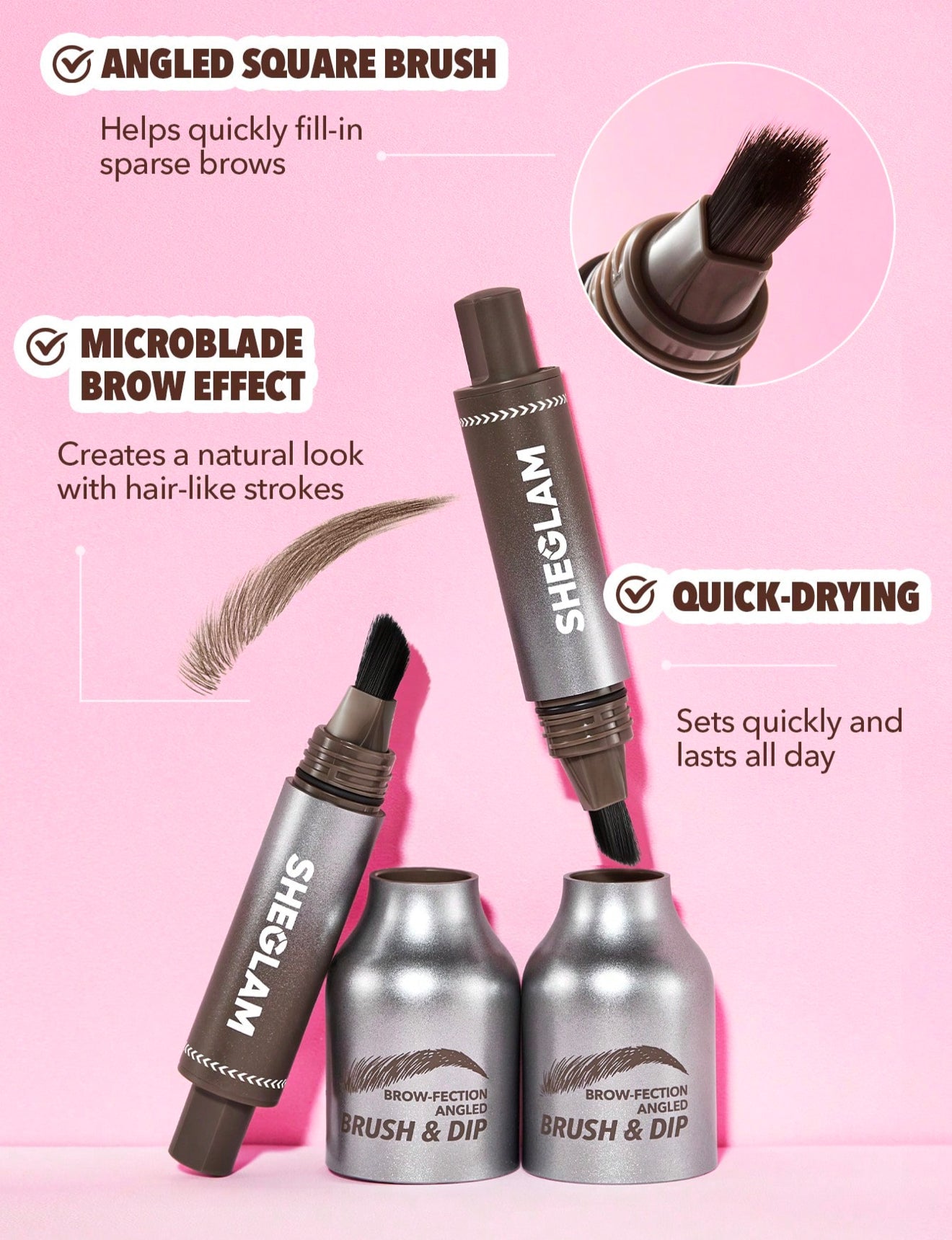 SHEGLAM Brow-Fection Angled Brow & Dip Espresso