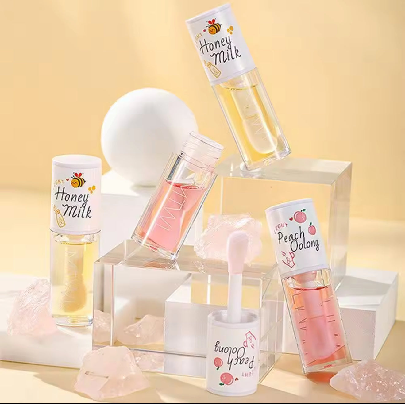 Peach Crystal Jelly Lip Moisturising Serum