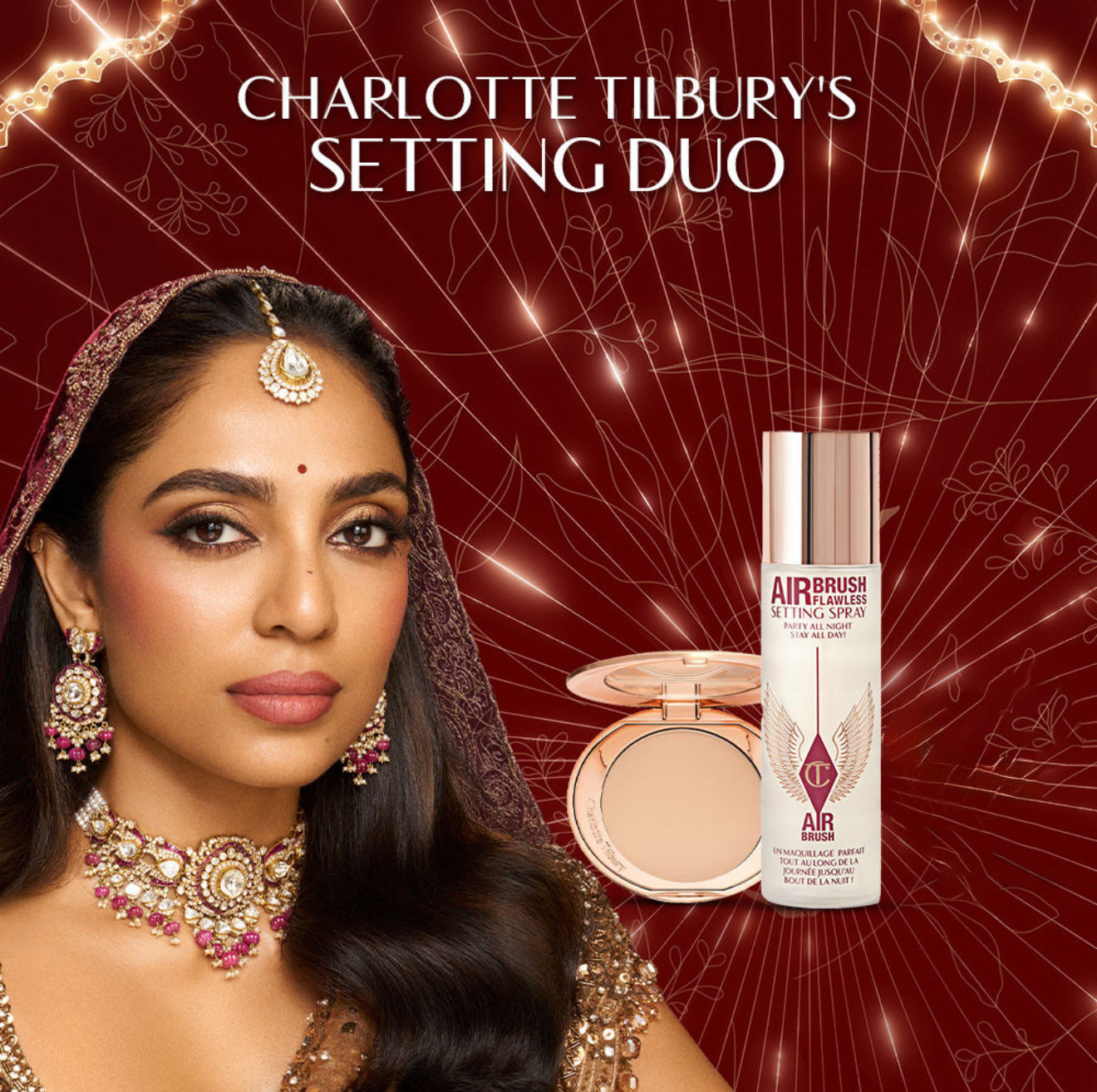 Charlotte Tilbury's Setting Duo ( Compact + Fixer )