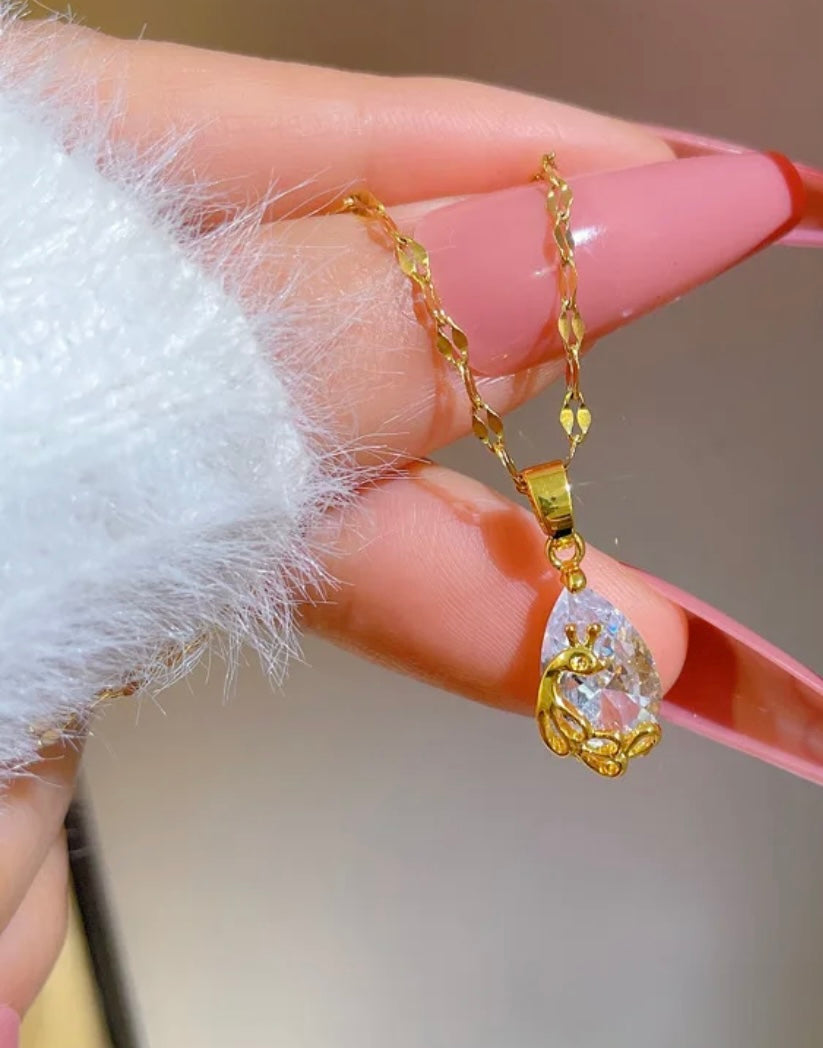 Drop Crystal Pendant