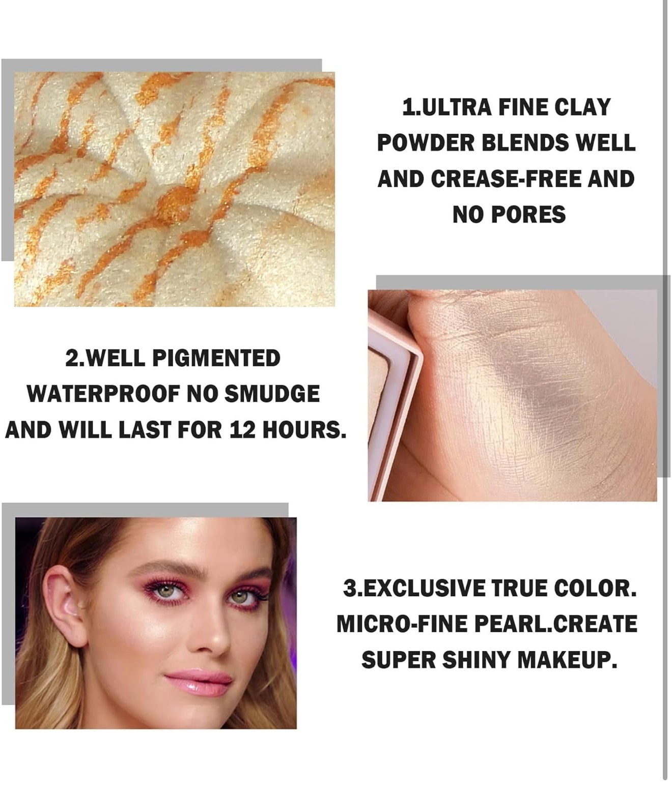 SFR Con-Tour Multi Purpose Palette (Highlighter/Blush/Bronze)