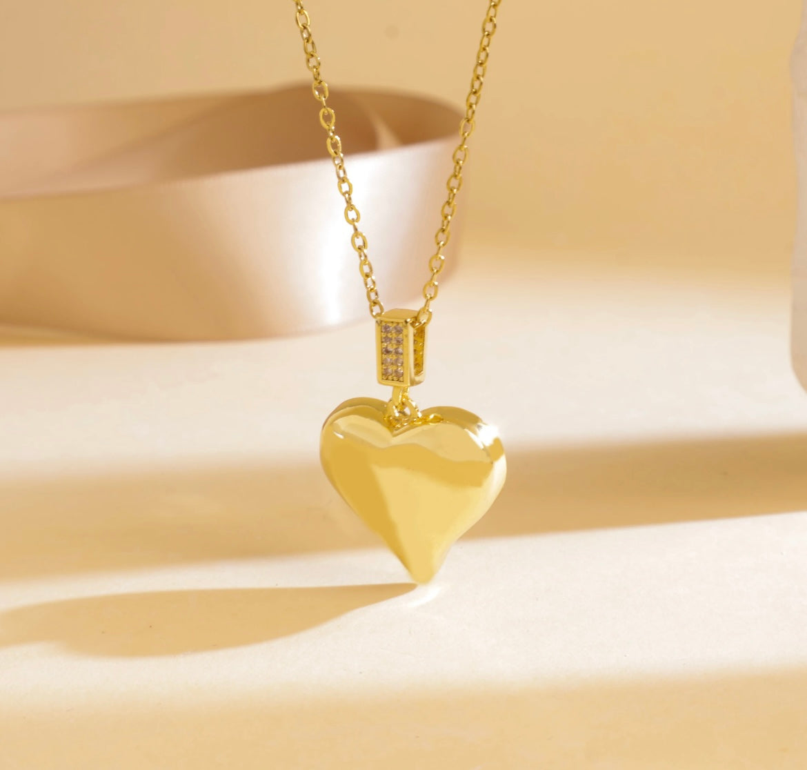 Double Layer Heart Necklace