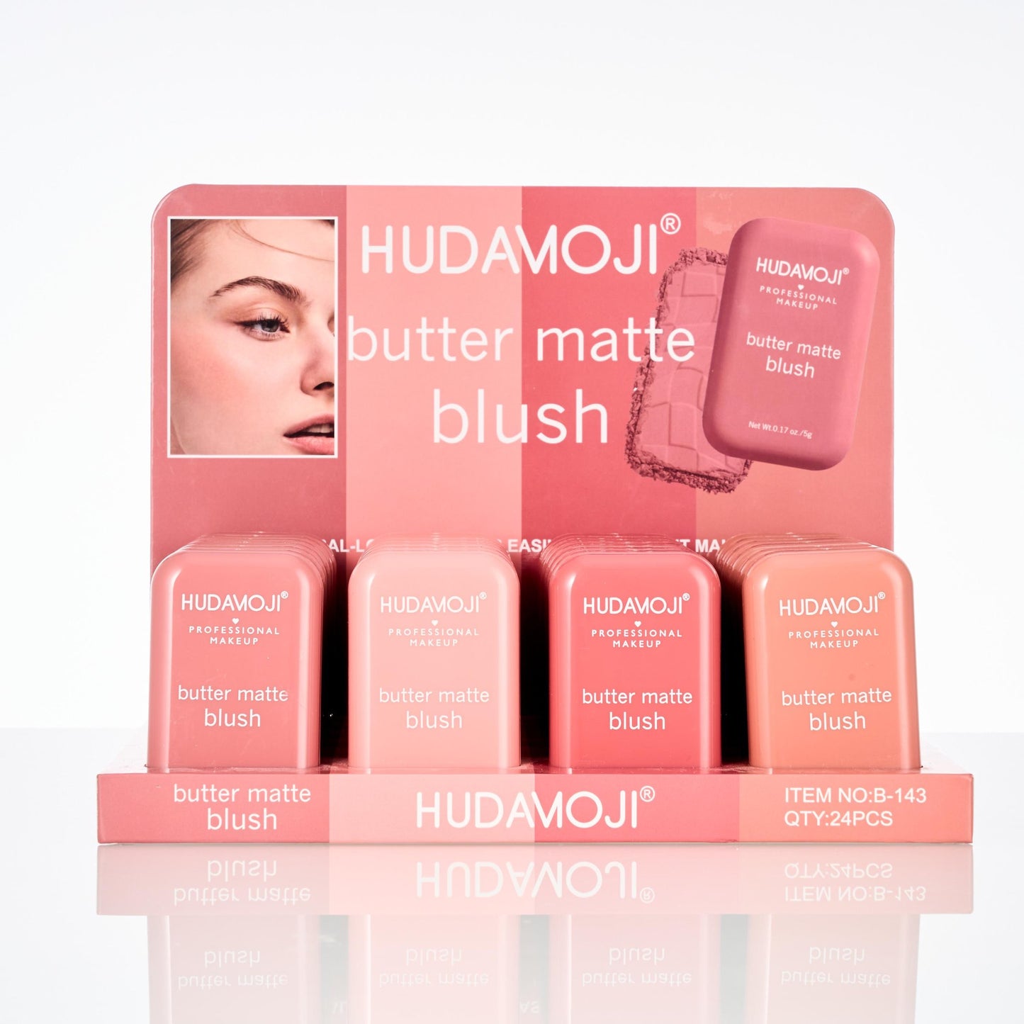 Hudamoji Butter Matte Blush(Random Shade)