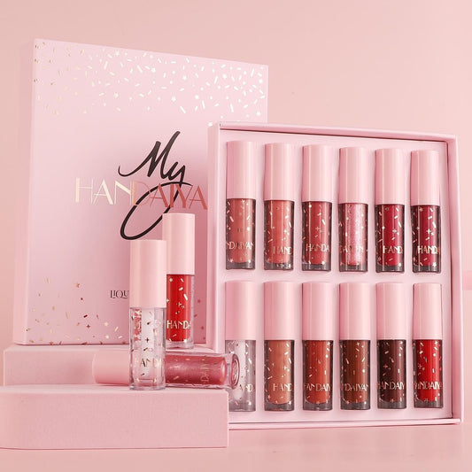 MY Handaiyan Lipstick + Lipgloss Set of 12