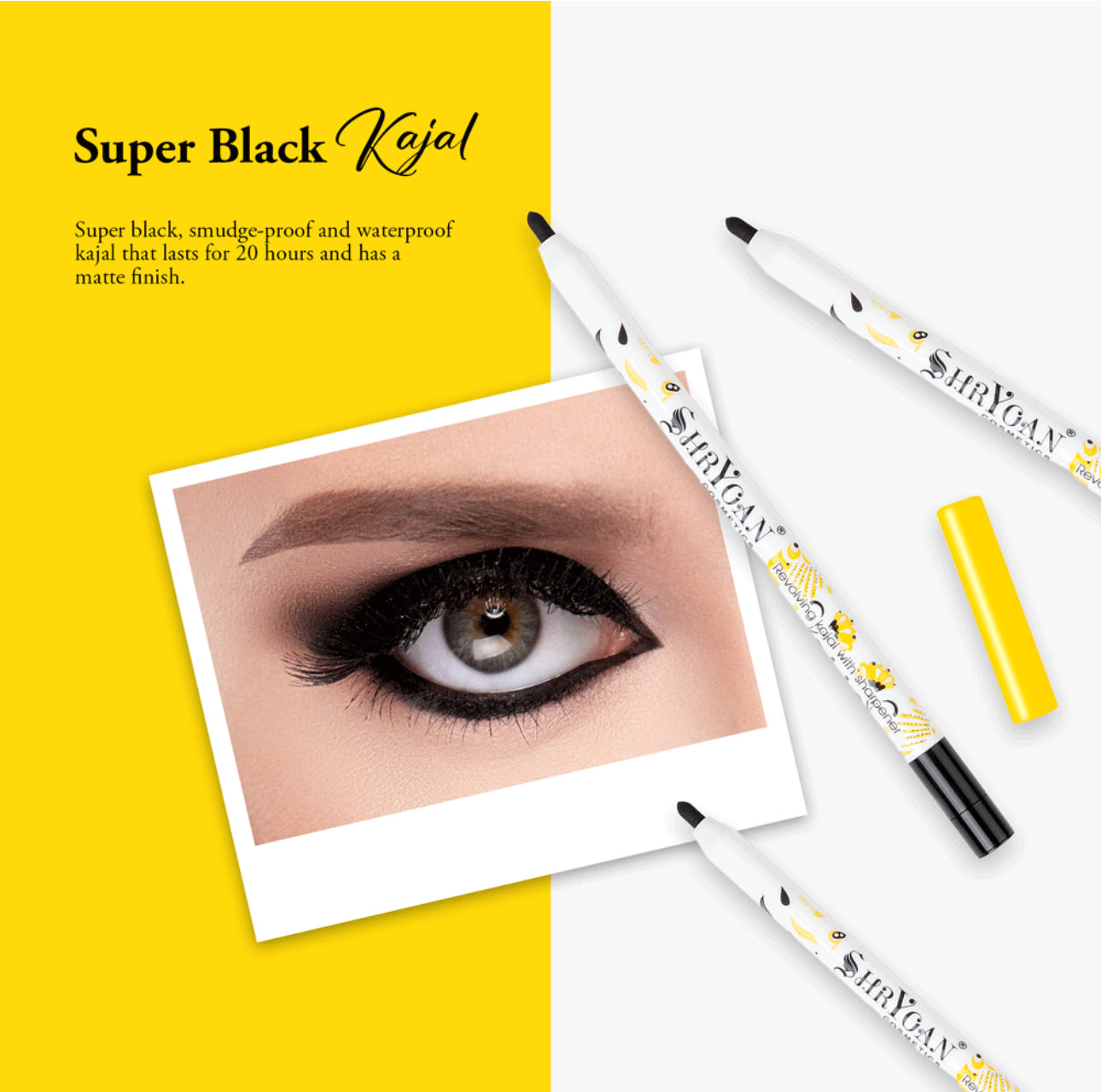 Shryoan Revolving Kajal (Black)