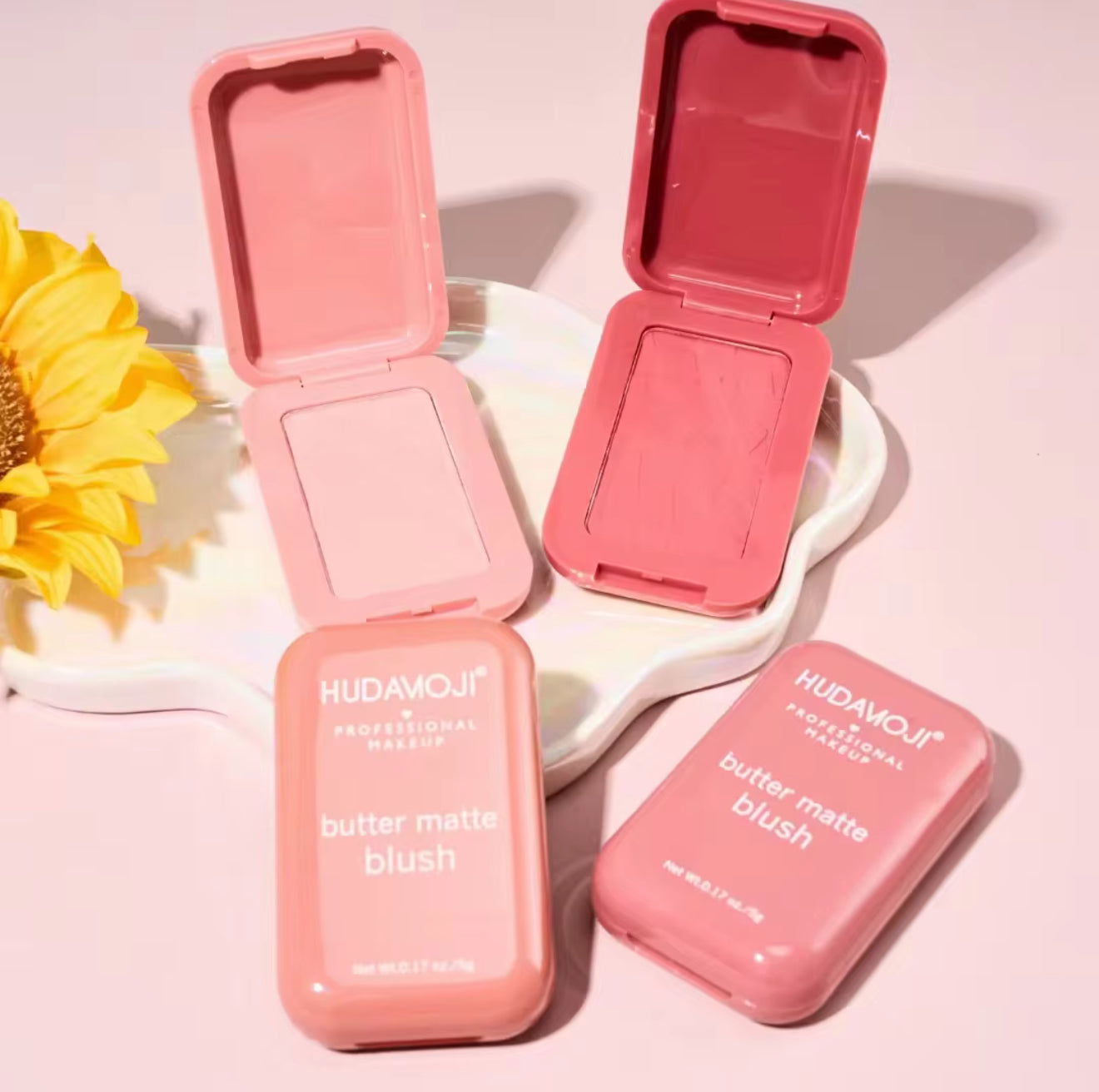 Hudamoji Butter Matte Blush(Random Shade)
