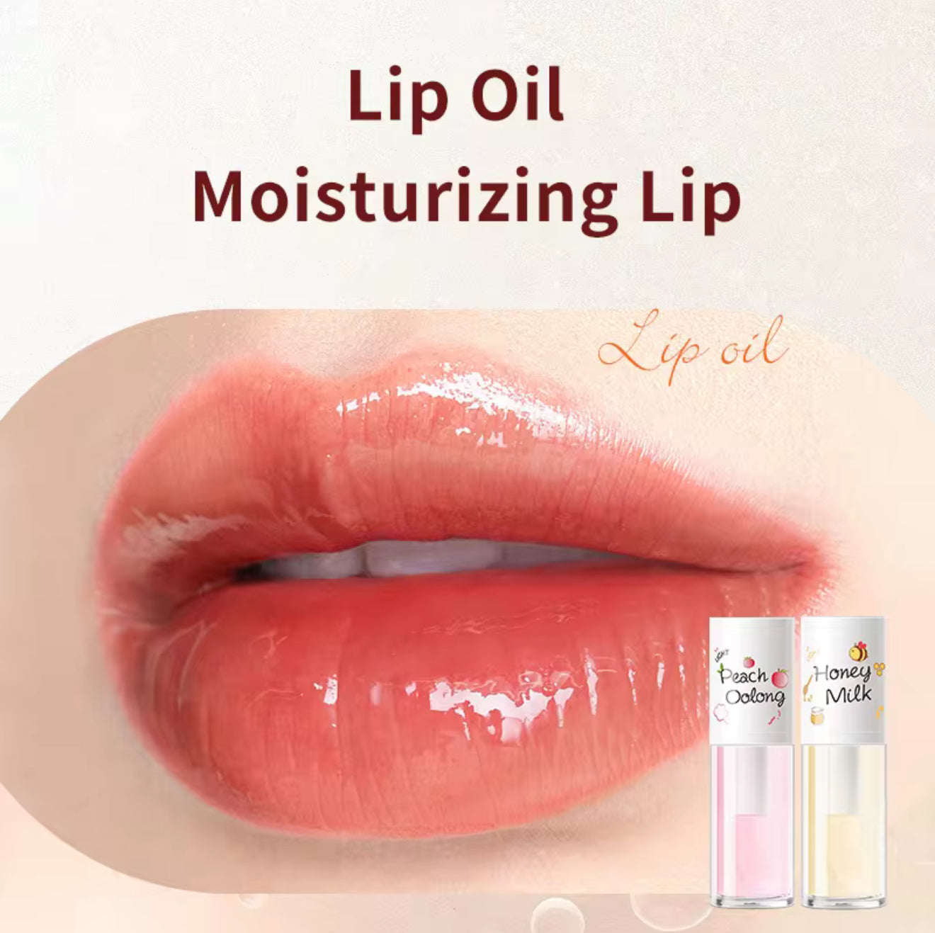 Peach Crystal Jelly Lip Moisturising Serum