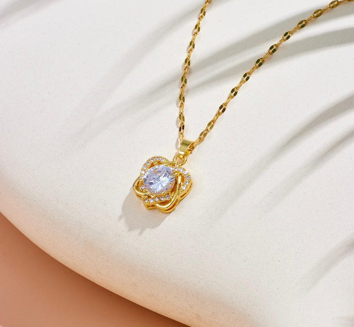 Disney Heart Pendant With Pearl Stone (FLAT 50% OFF RIGHT NOW)