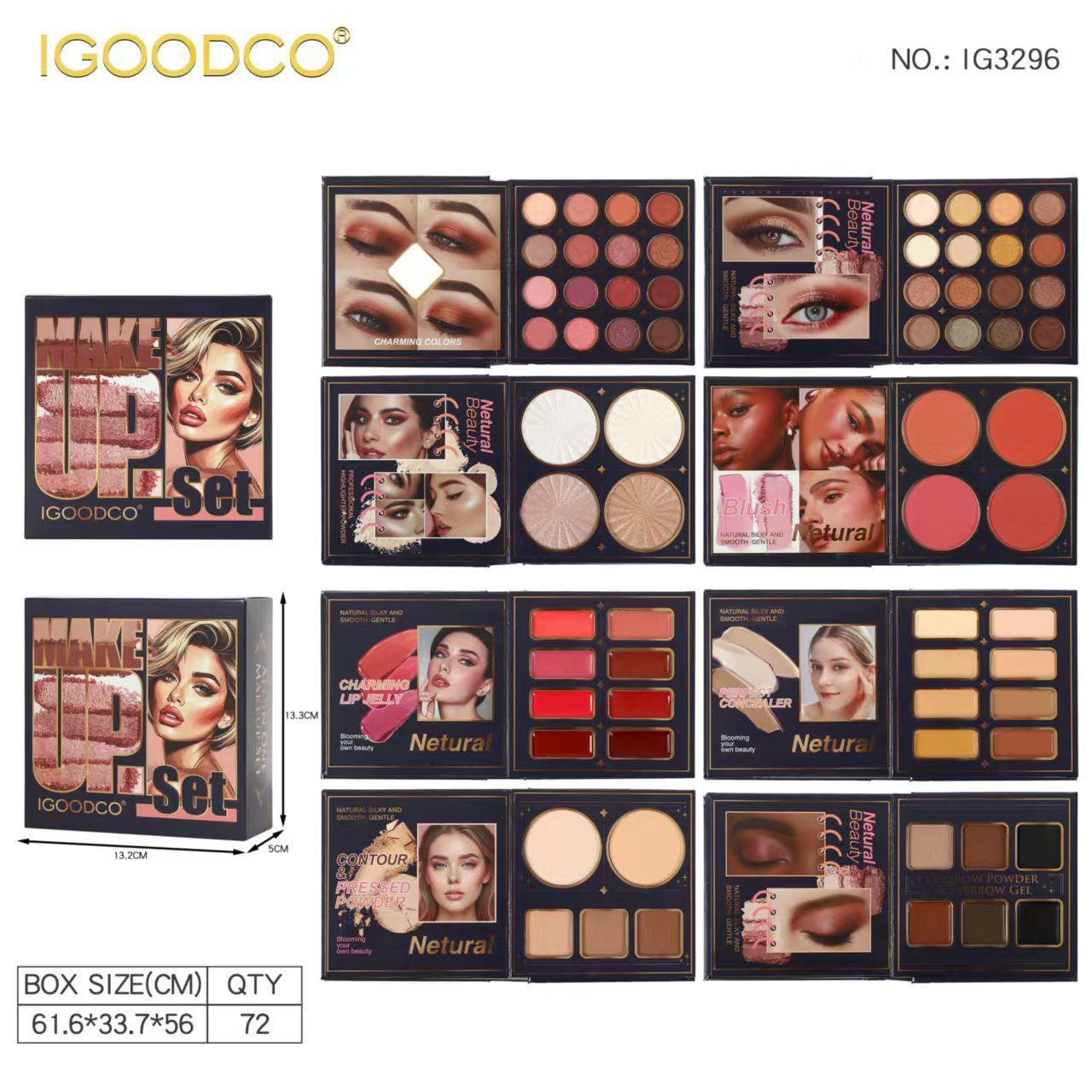 Igoodco Premium All in one Makeup Book