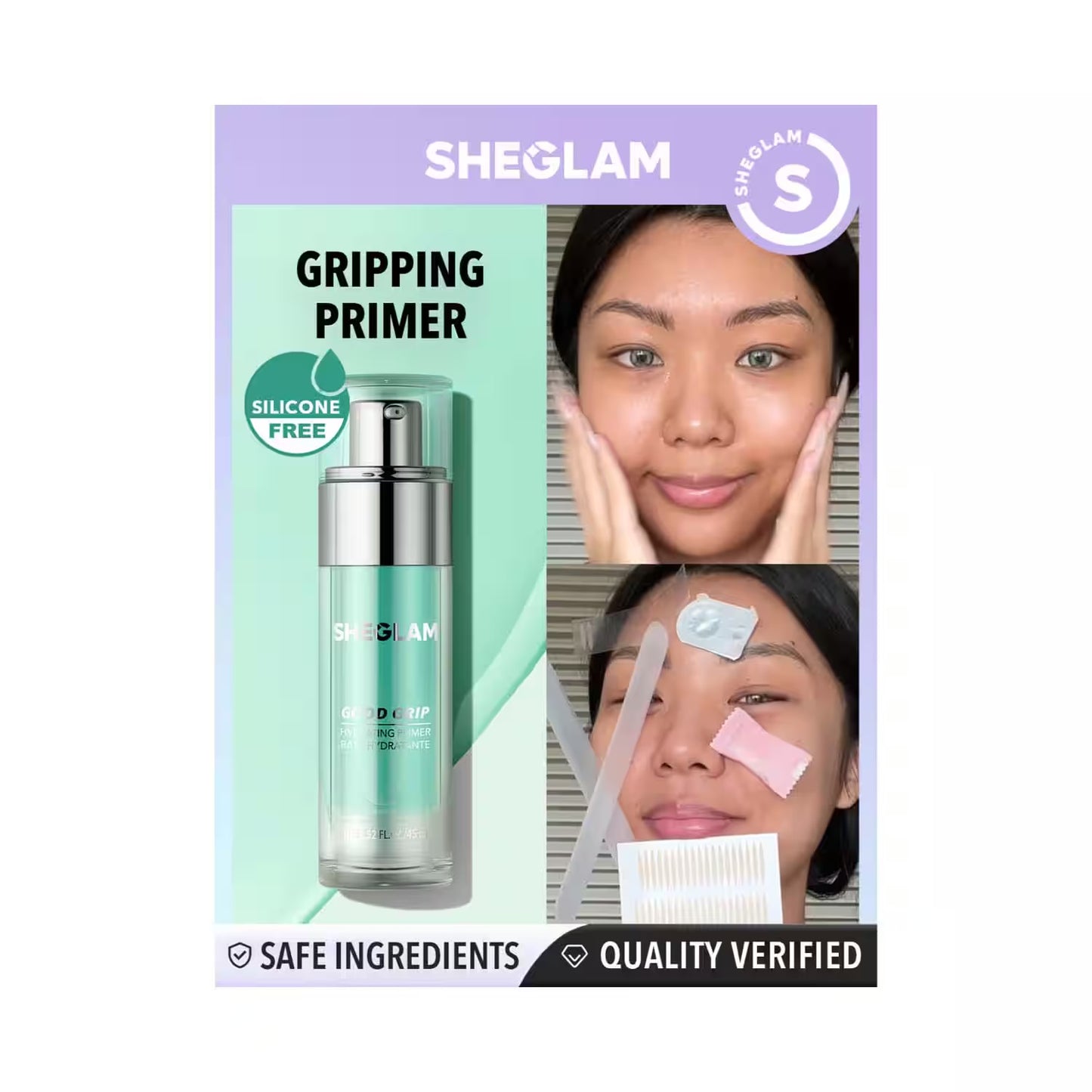 Sheglam Good Grip Hydrating Primer - Mint Blue (45 ml)