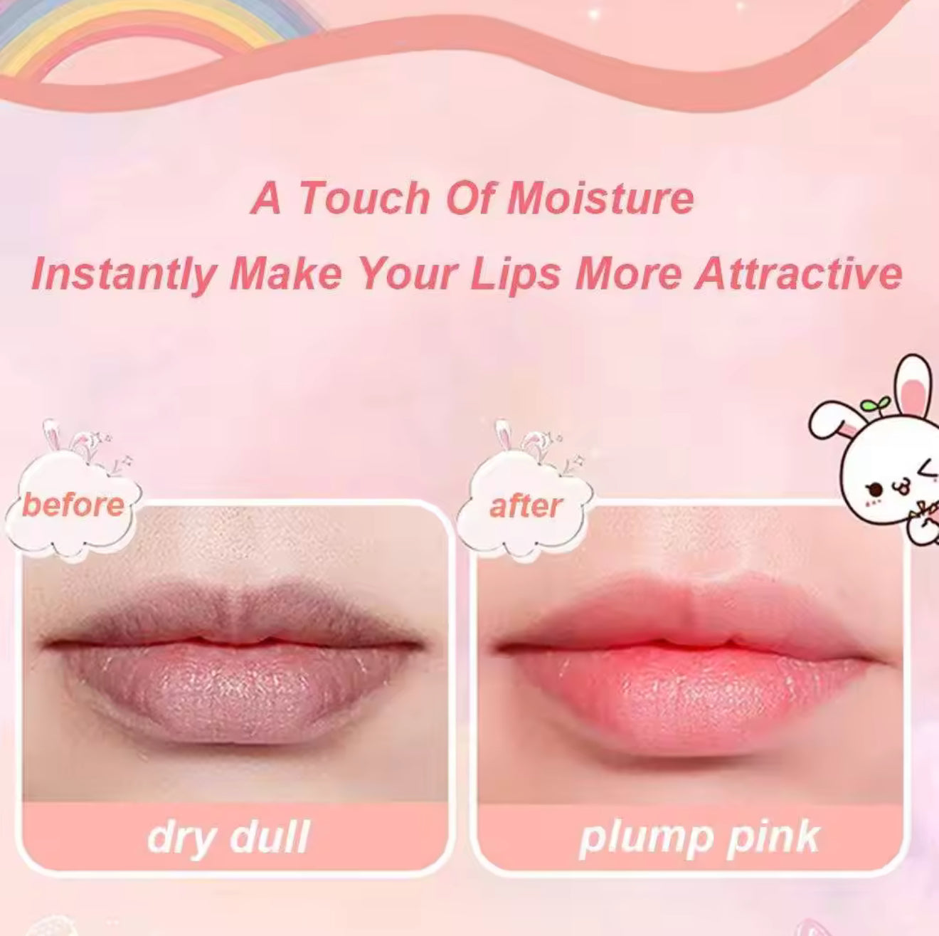 Peach Crystal Jelly Lip Moisturising Serum