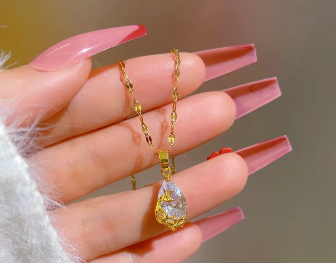 Drop Crystal Pendant