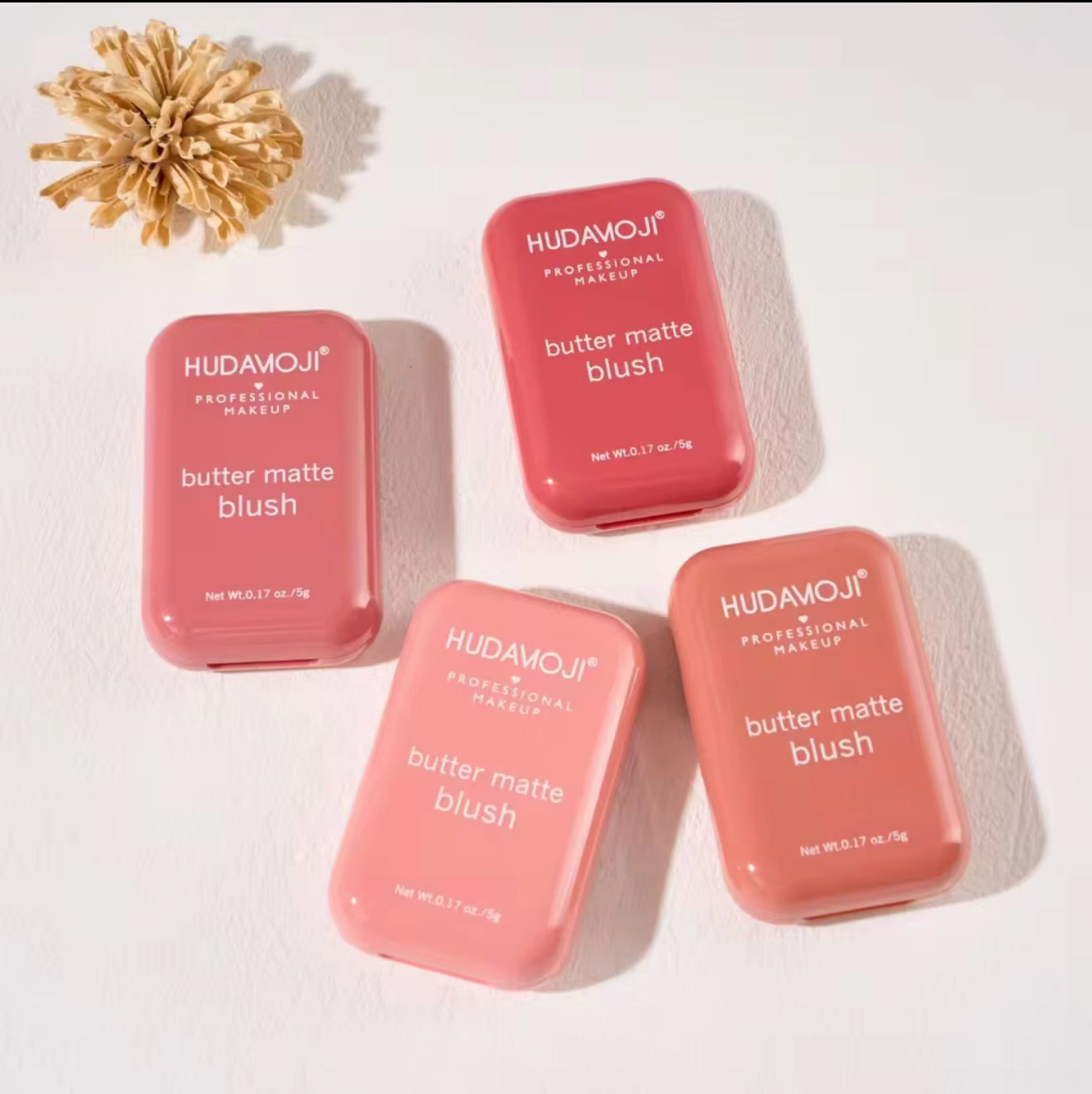 Hudamoji Butter Matte Blush(Random Shade)