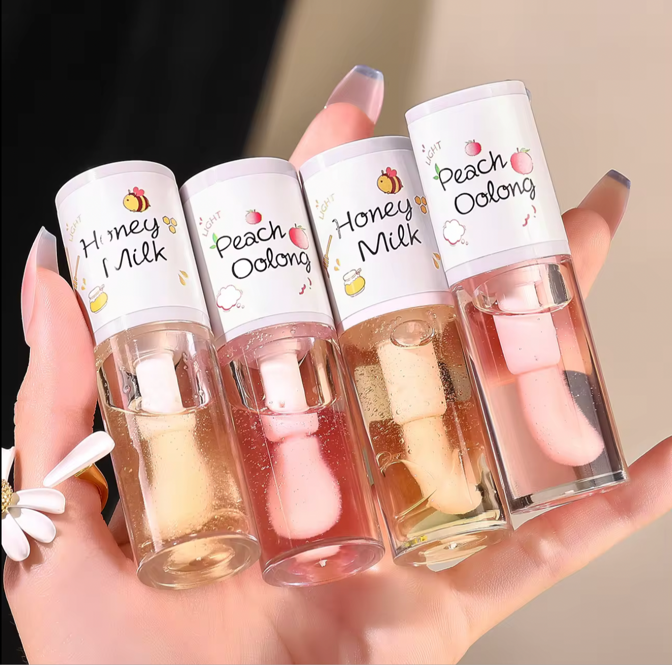 Peach Crystal Jelly Lip Moisturising Serum