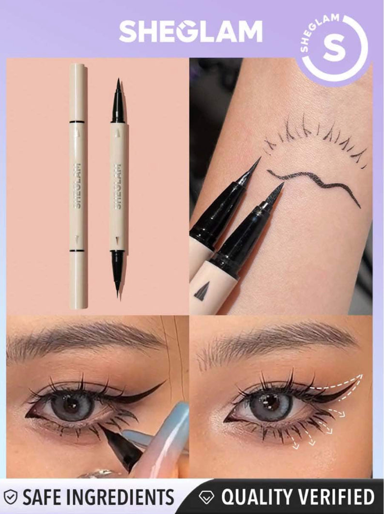 Sheglam Multi Tasker Line & Detail Eyeliner Pen - Black ( 0.7ml )
