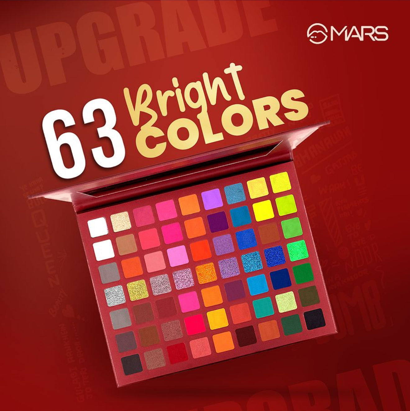 Mars EYES CAN KILL 63 Color Eyeshadow Palette