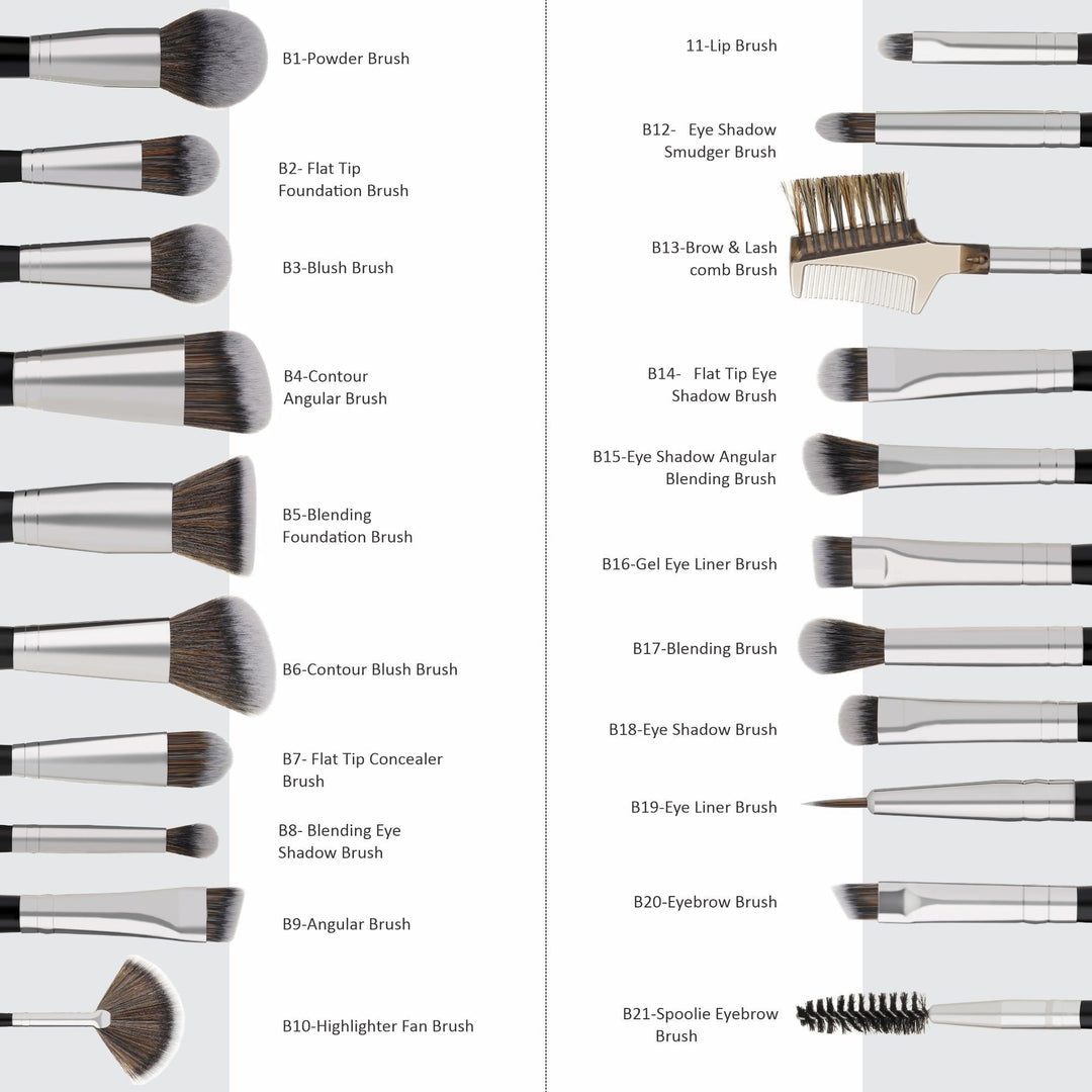 SWISS BEAUTY PROFESSIONAL SERIES MAKEUP BRUSH 20 PCS MAKEUP KIT SET