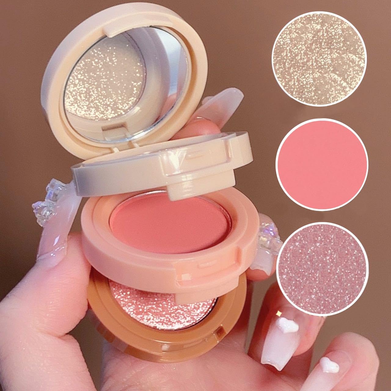 3 in 1 Highlighter & Blusher