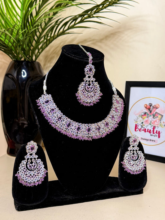 AD Choker Set + Earrings (FLAT 50% OFF RIGHT NOW)