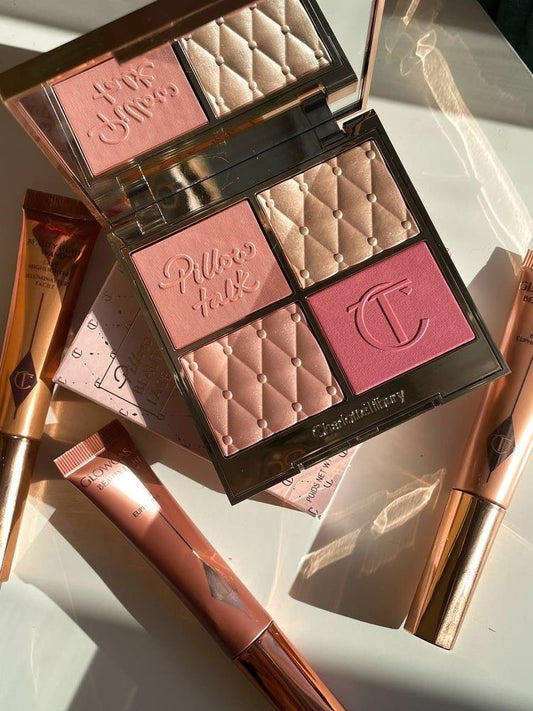 Charlotte Tilbury Pillow Talk Highlighter + Blusher (Dupe)