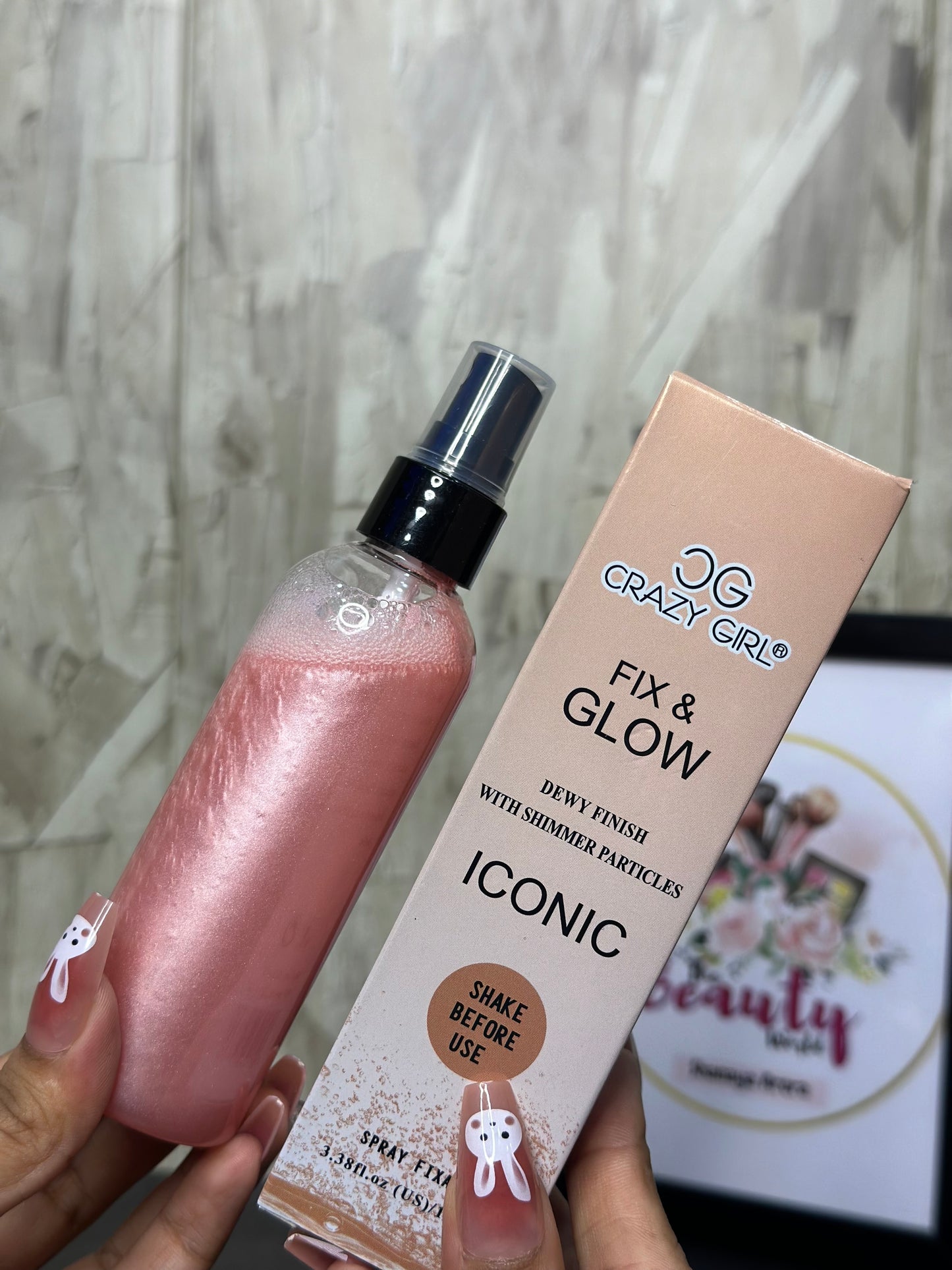 Crazy Girl Shimmer Makeup Fixing Spray