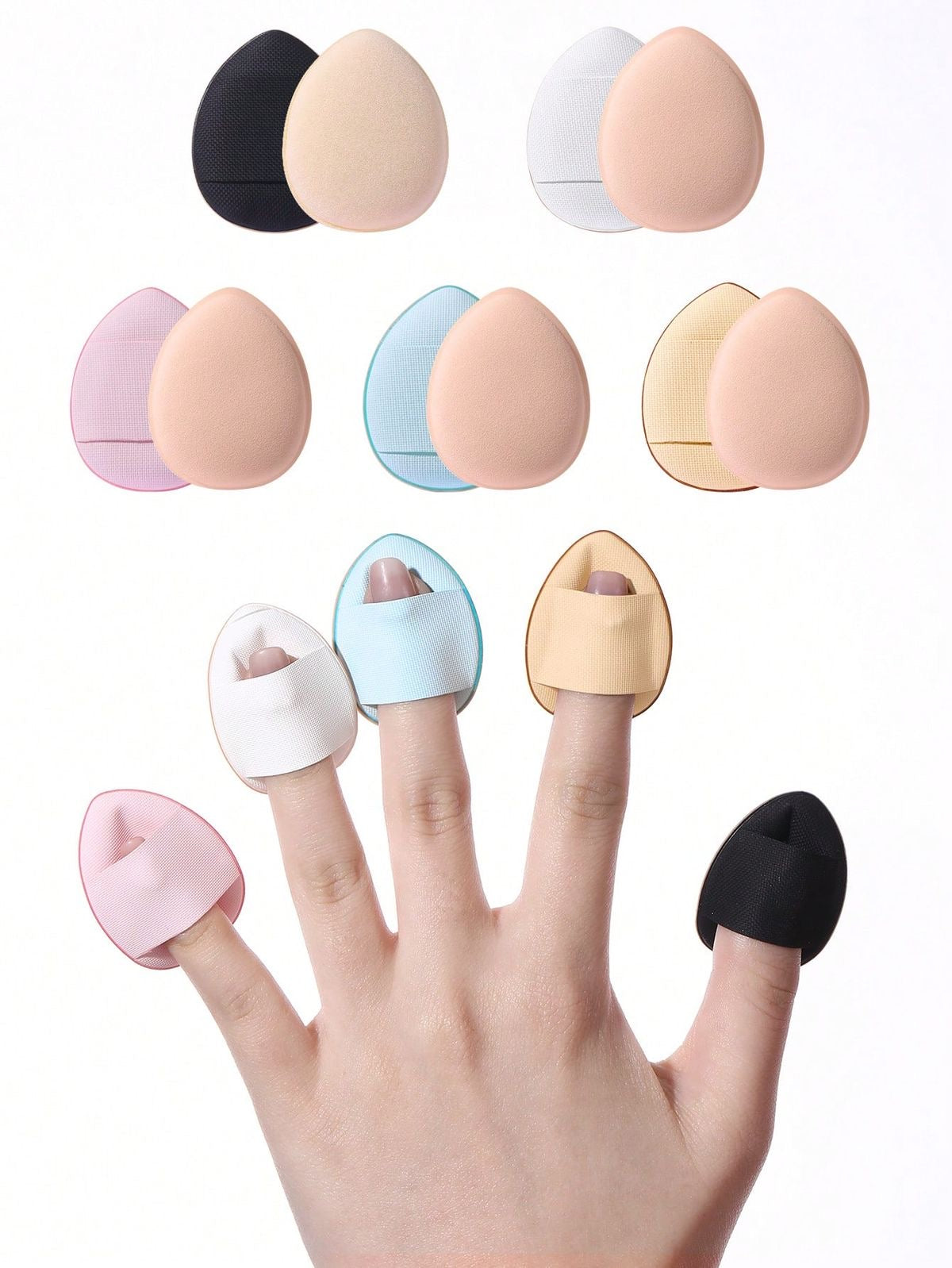 Finger Puff For Under Eyes ( Set of 2 )