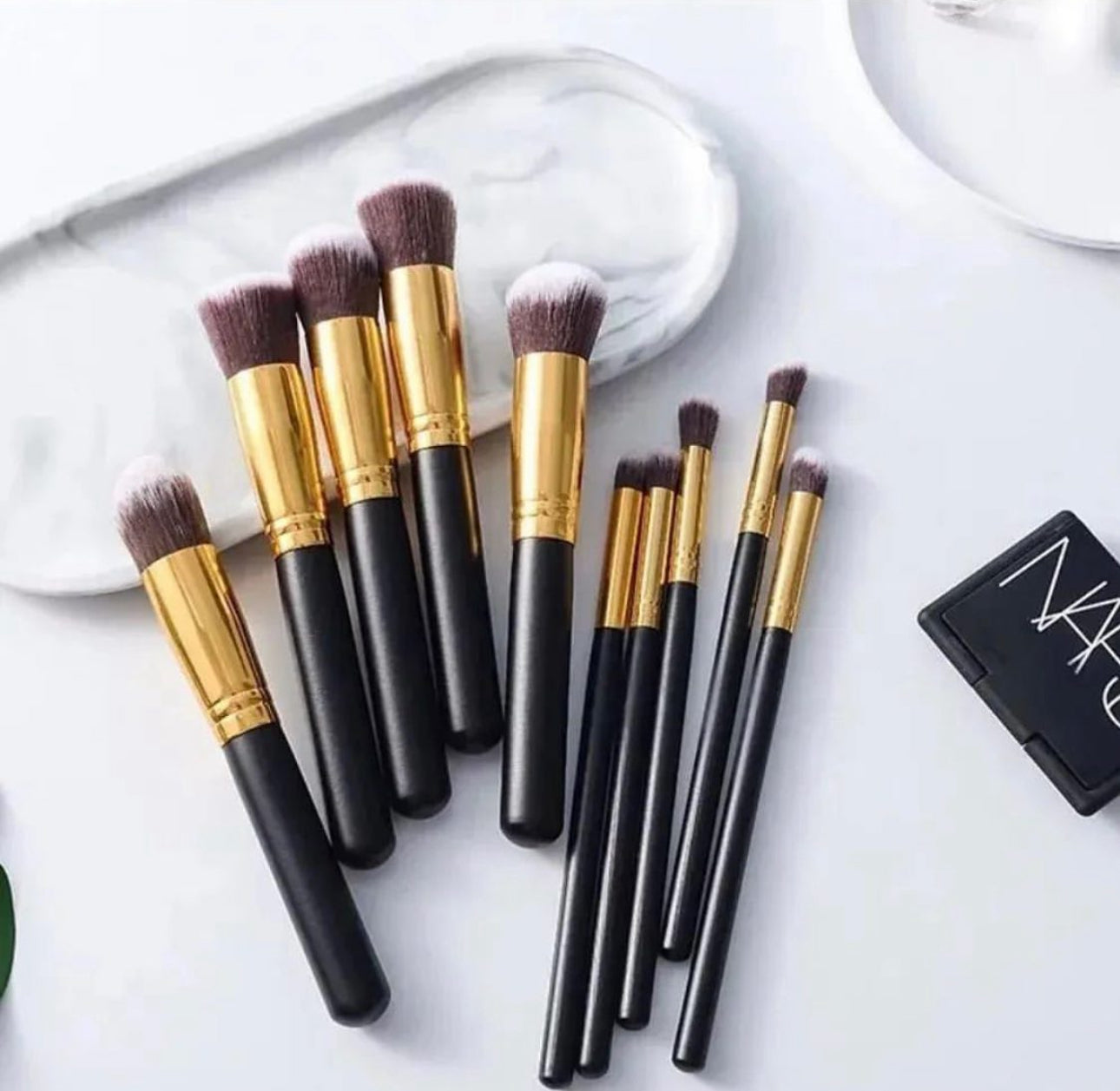 Kabuki Makeup Brush Set of 10