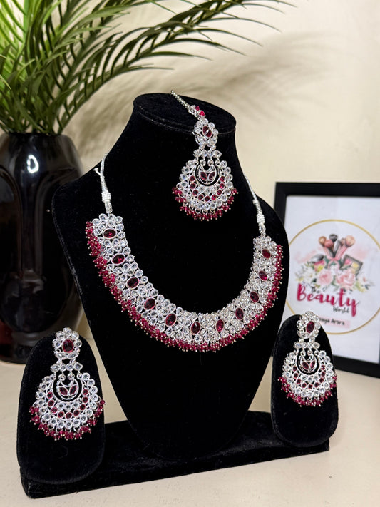 AD Choker Set + Earrings