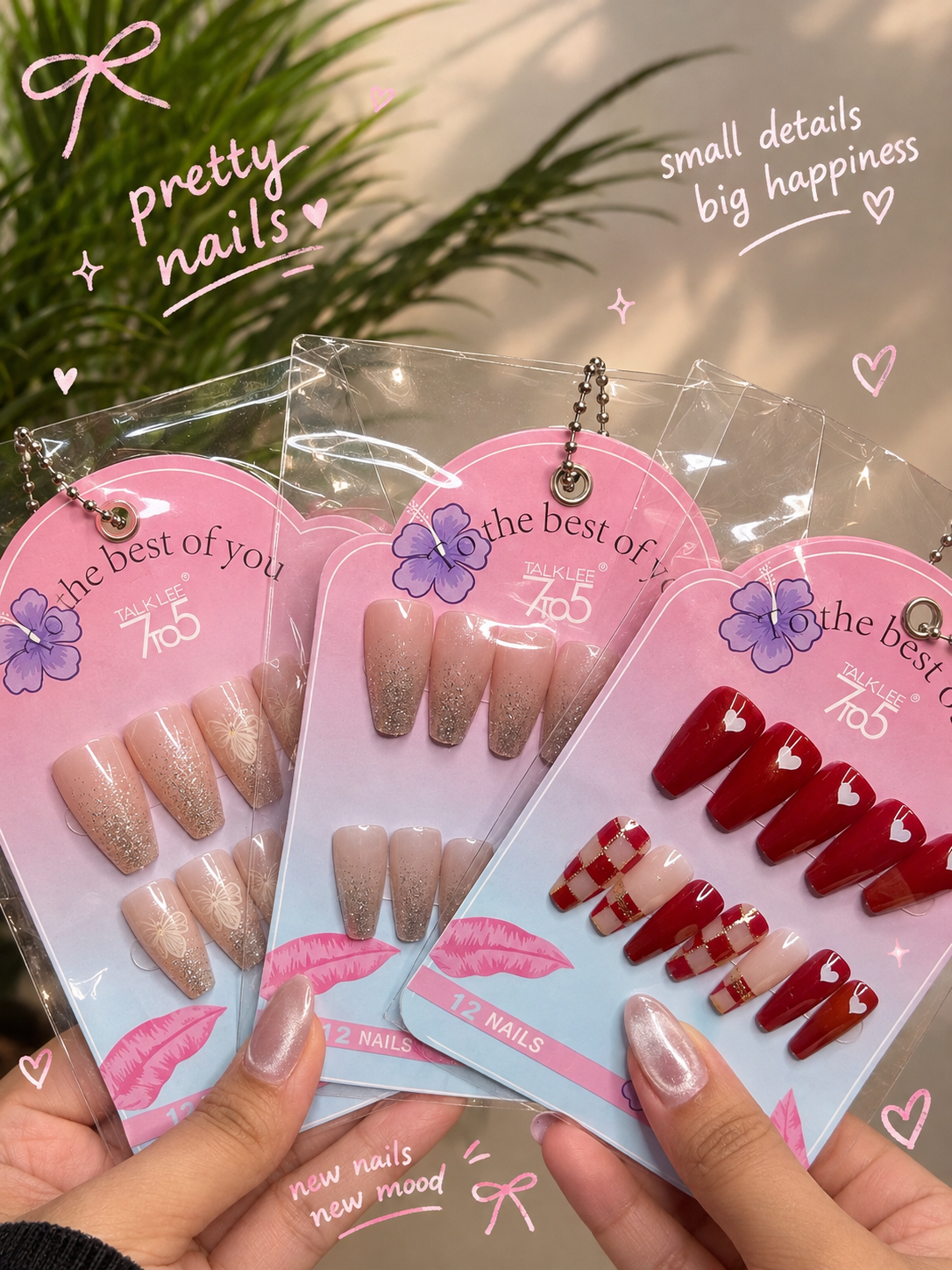 Pretty Temporary Nails Set (Any One)