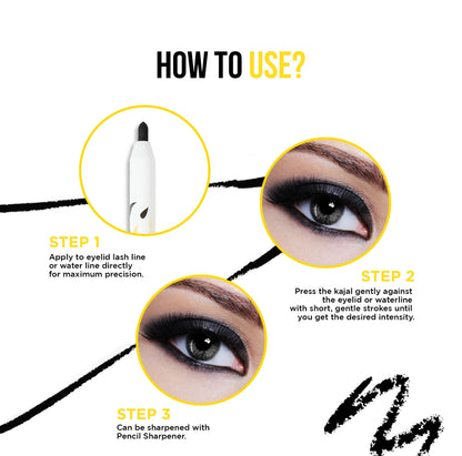 Shryoan Revolving Kajal (Black)