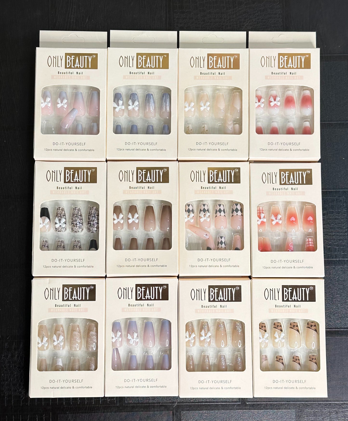 Korean Bow Nails ( No design choice )