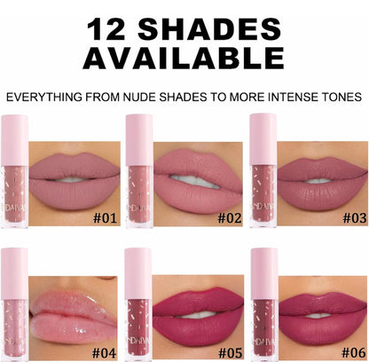 MY Handaiyan Lipstick + Lipgloss Set of 12