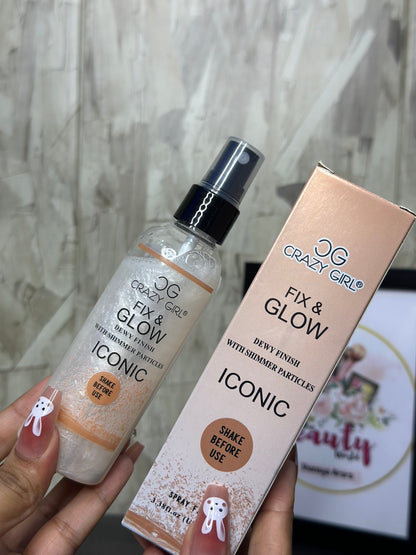 Crazy Girl Shimmer Makeup Fixing Spray