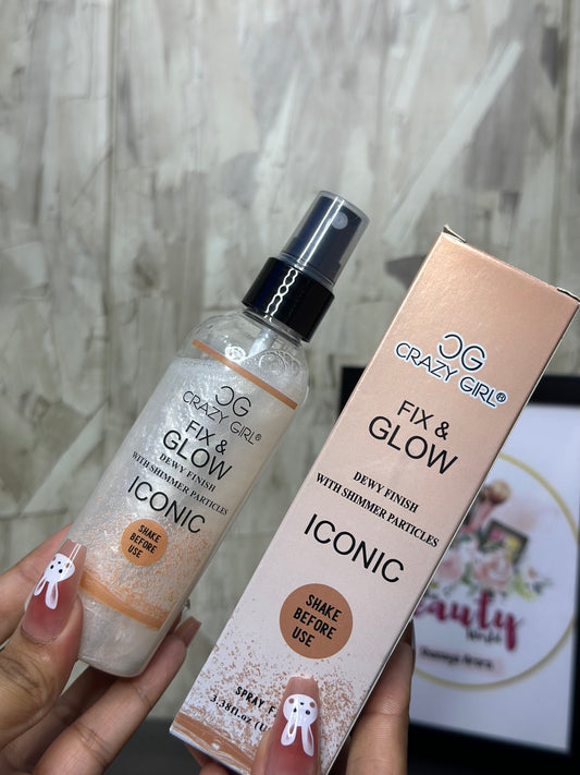 Crazy Girl Shimmer Makeup Fixing Spray