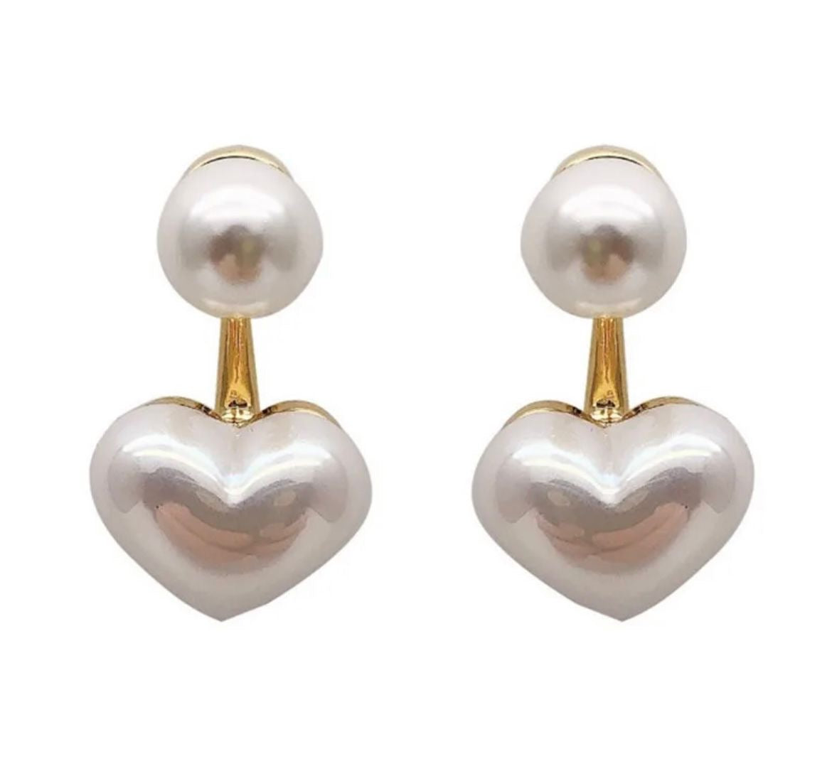 Heart Drop Earrings