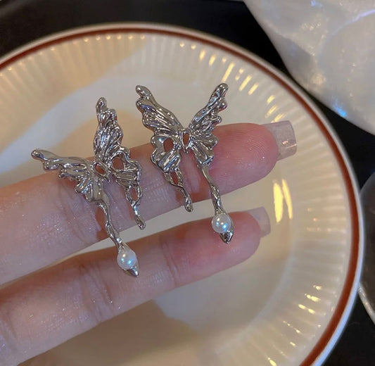 Butterfly Drop Earrings