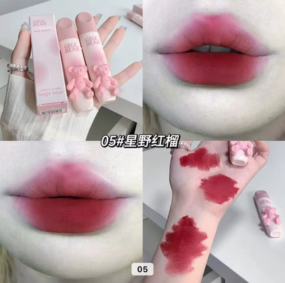 Gegebear Teddy Matte Mud Lip Glaze