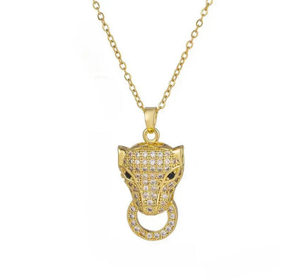 Premium Leopard Pendant (18k Gold Plated)