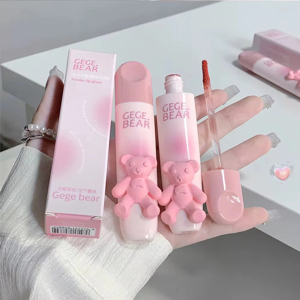 Gegebear Teddy Matte Mud Lip Glaze
