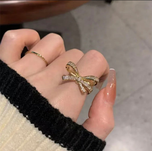 Princess Bow Ring (Adjustable)