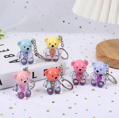 Teddy Bear Keychain Lipgloss + Lip oil
