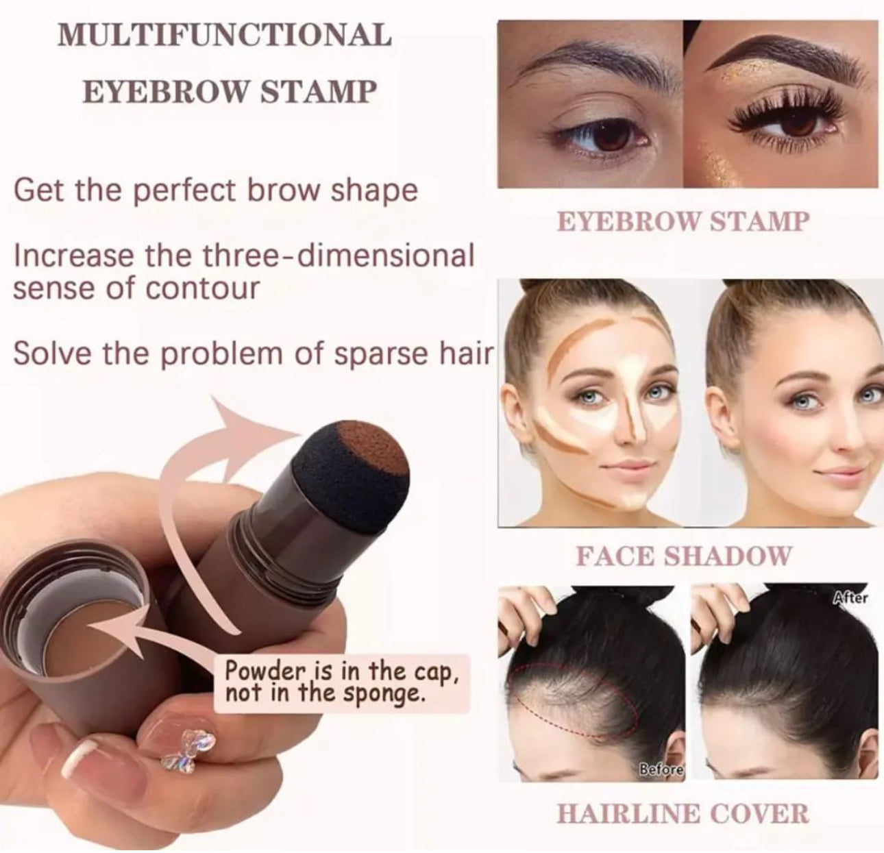 Hairline + Eyebrow Stamp