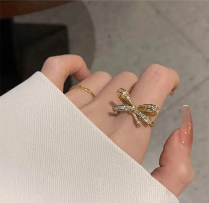 Princess Bow Ring (Adjustable)