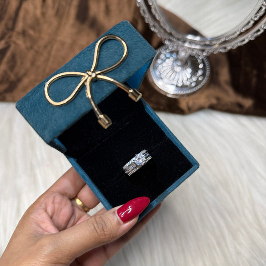 Single Solitaire AD Ring (Adjustable)