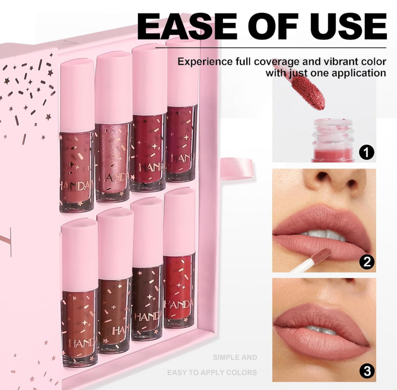 MY Handaiyan Lipstick + Lipgloss Set of 12